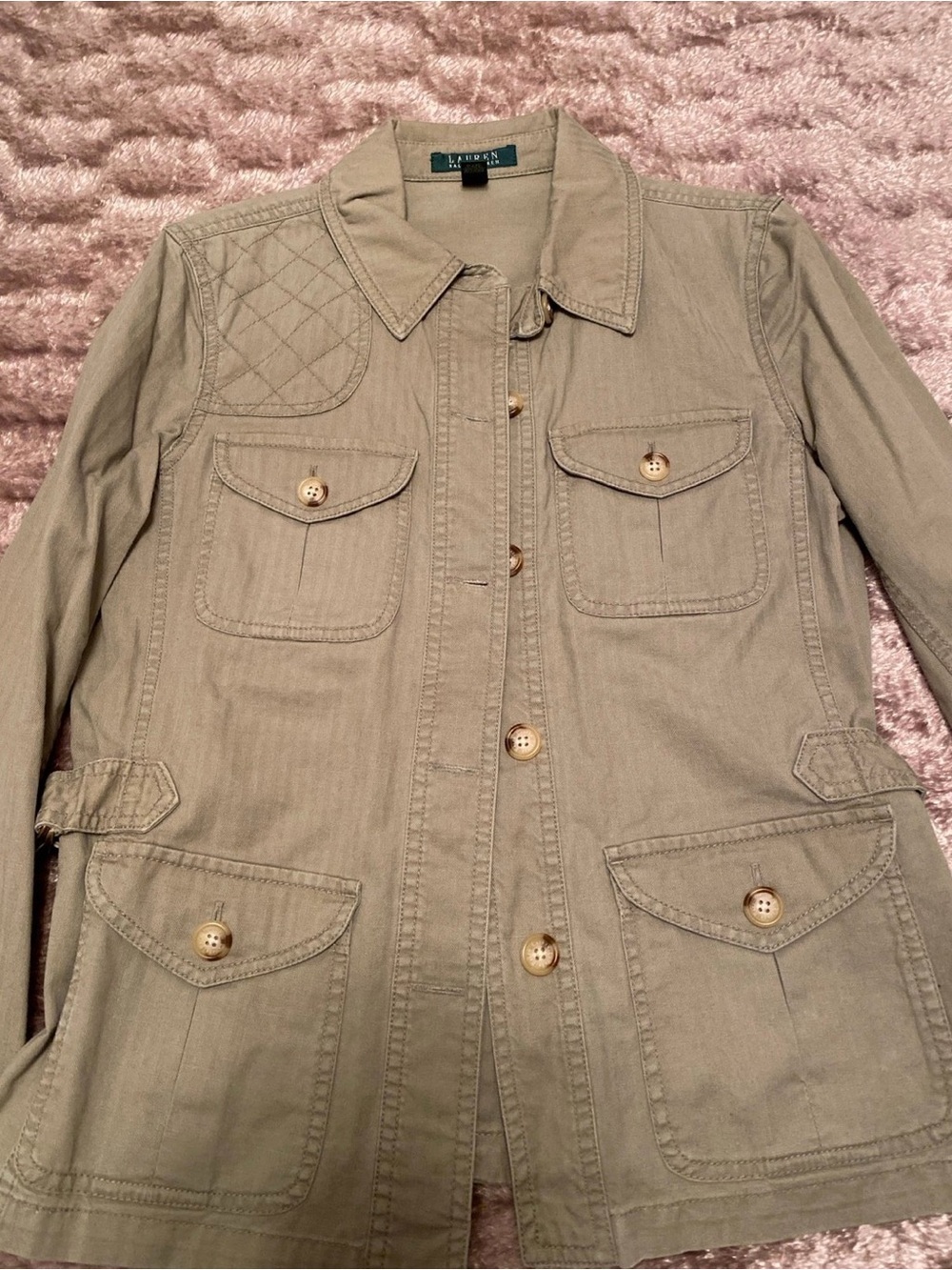 Ralph Lauren Olive Green Utility Jacket